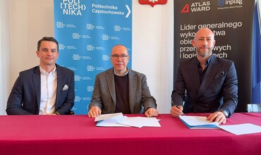 Podpisanie porozumienie o współpracy między Politechniką Częstochowską a firmą Atlas Ward